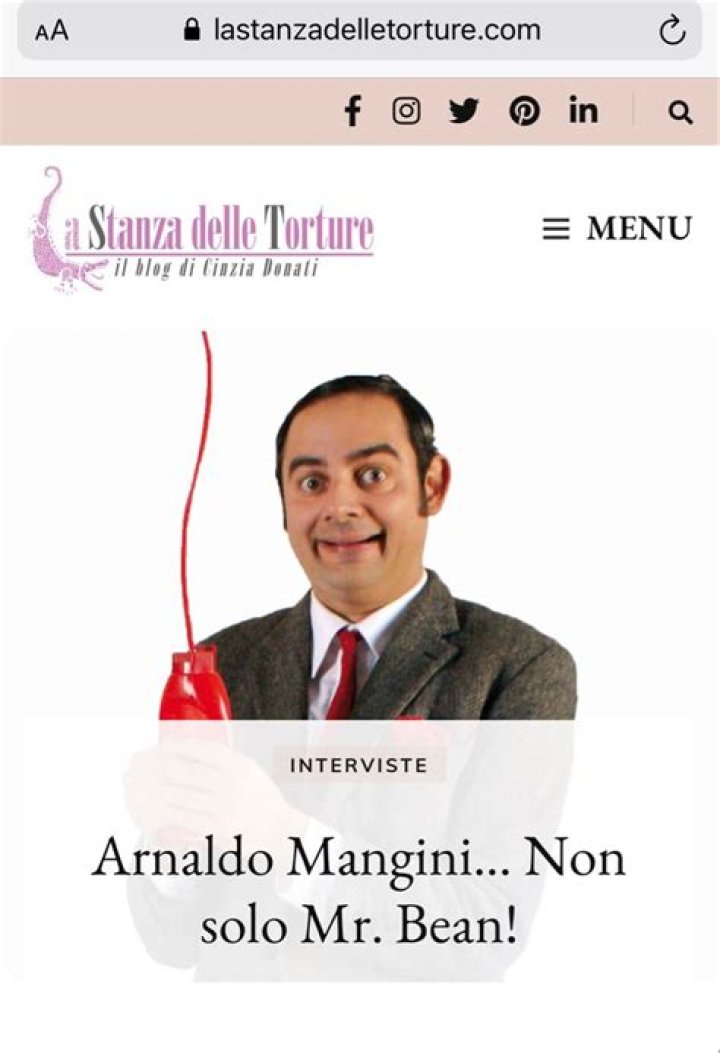 Arnaldo Mangini's biography: get to know Italian Mr. Bean