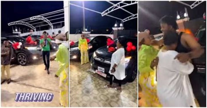 "Chubby and Slim, Nice": Loving Man Wows His 2 Wives, Gifts Them New Cars on the Same Day in Cute Video