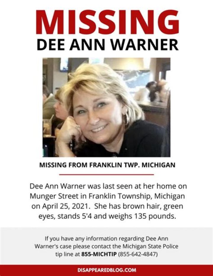 Dee Ann Warner Missing 2023: Husband Dale Warner Arrested