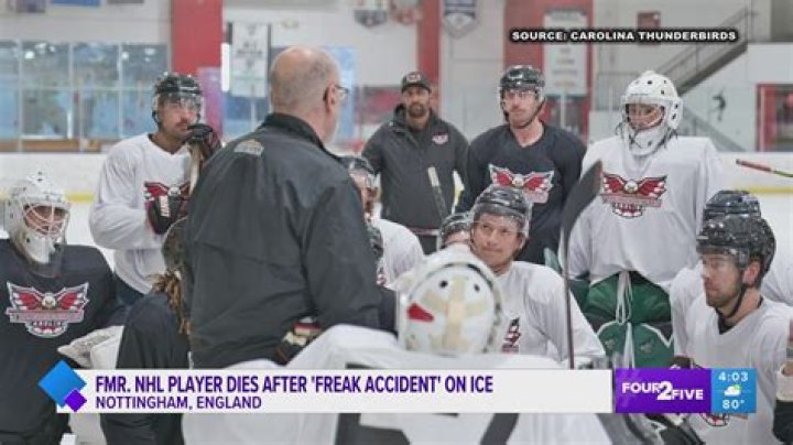 Did Ice Hockey Player Die Of Cancer?