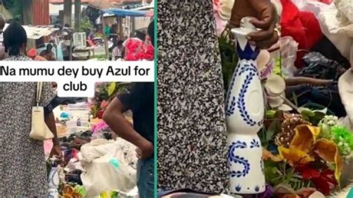 “For Flower Vase”: Nigerian Woman With Clase Azul Bottle Steals the Show in Public