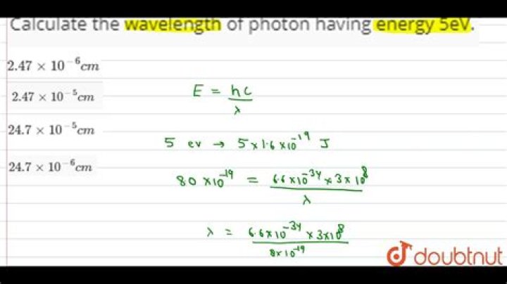 Frequency and Wavelength and Photon Energy Calculator