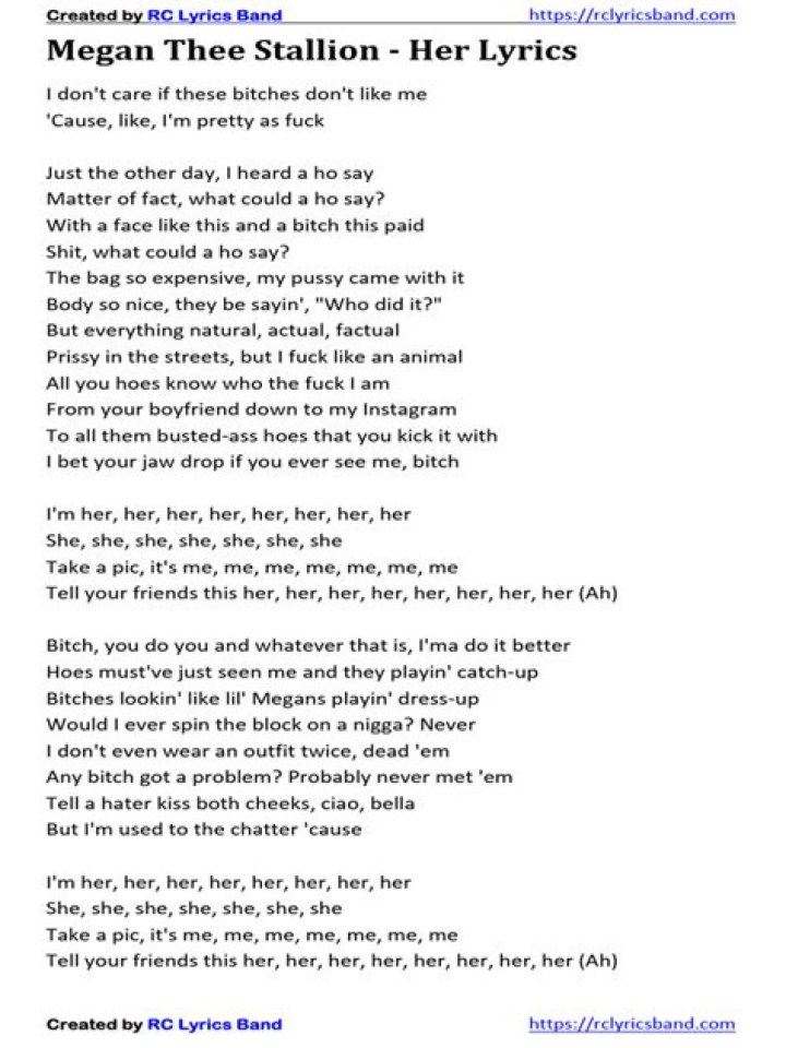 Lyrics & Translations of Warning by Megan Thee Stallion