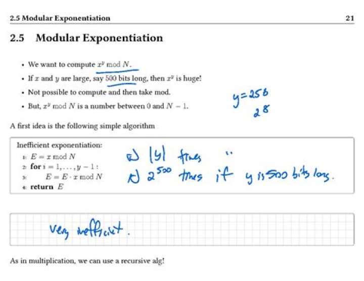 Modular Exponentiation 3^20mod23