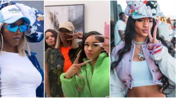 New Bestie Alert: Tiwa Savage Chills With American Rapper Saweetie in Video, Female Stars Pose for Selfies