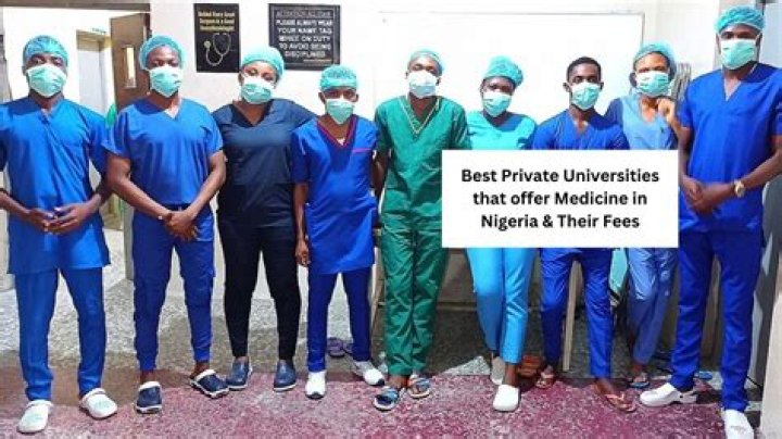 Private universities that offer medicine in Nigeria