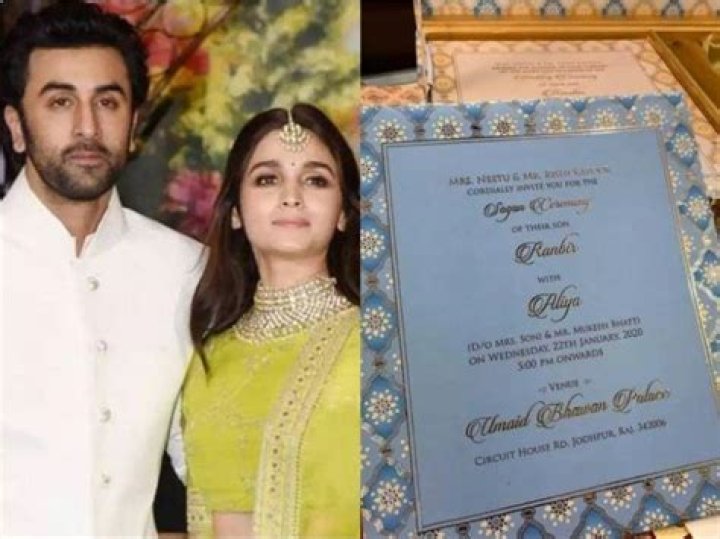 Ranbir Kaapoor, Alia Bhatt’s fake wedding card goes viral on social media