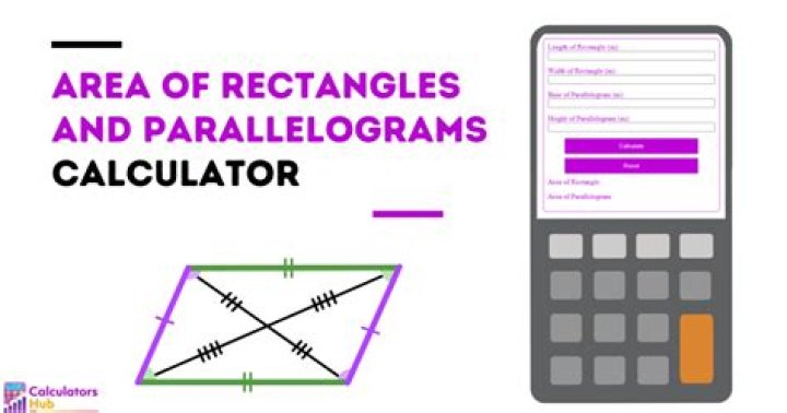 Rectangles and Parallelograms Calculator