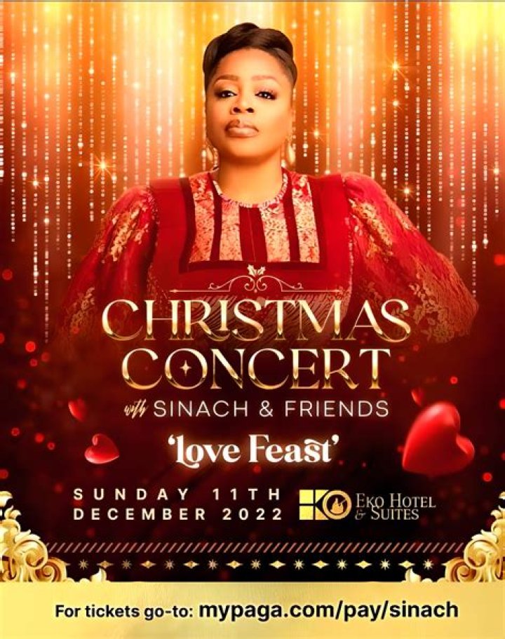 Sinach Holds 2nd Christmas Concert, Launches Book, Invites 80-Year-Old Ebenezer Obey and Others To Perform