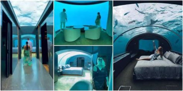 Video of Underwater Hotel Room that Costs N28m to Sleep in Per Night Goes Viral, Nigerians Express Surprise